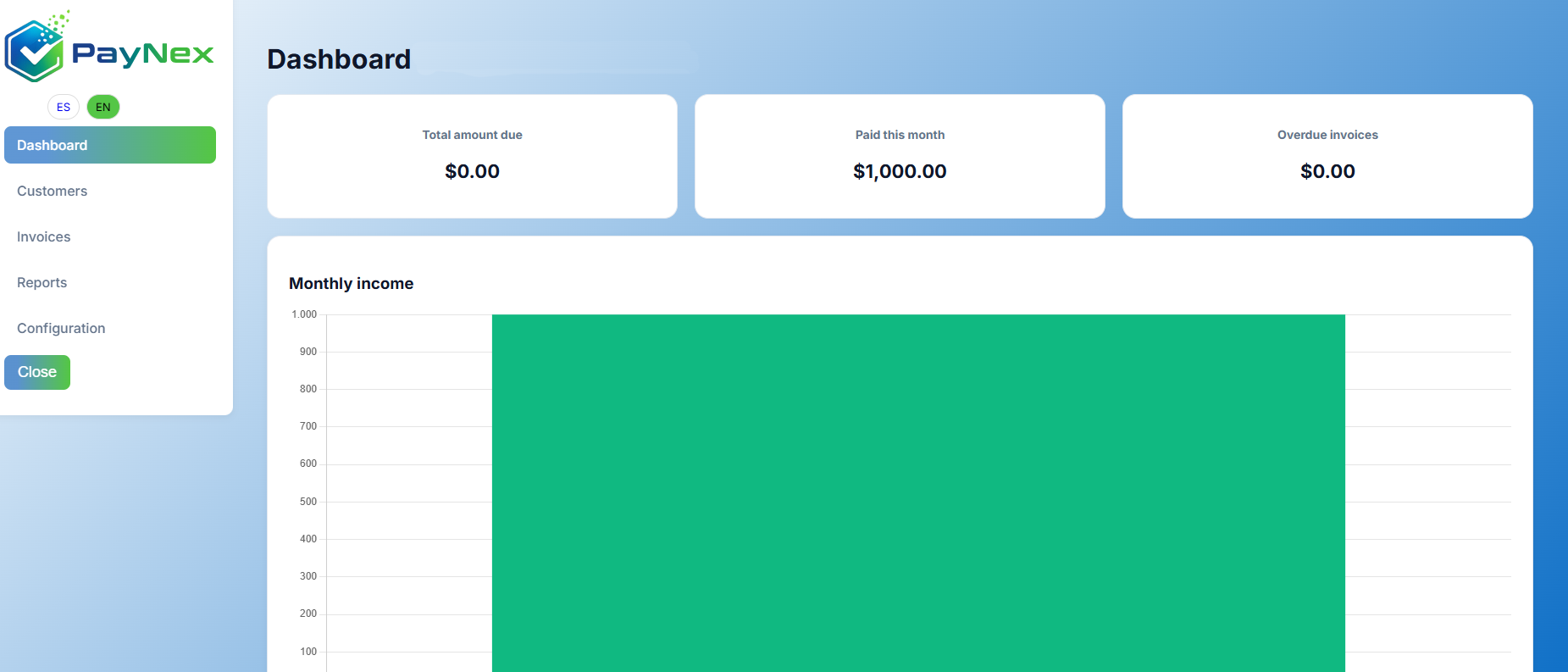 Software de cobranza y facturación PayNex